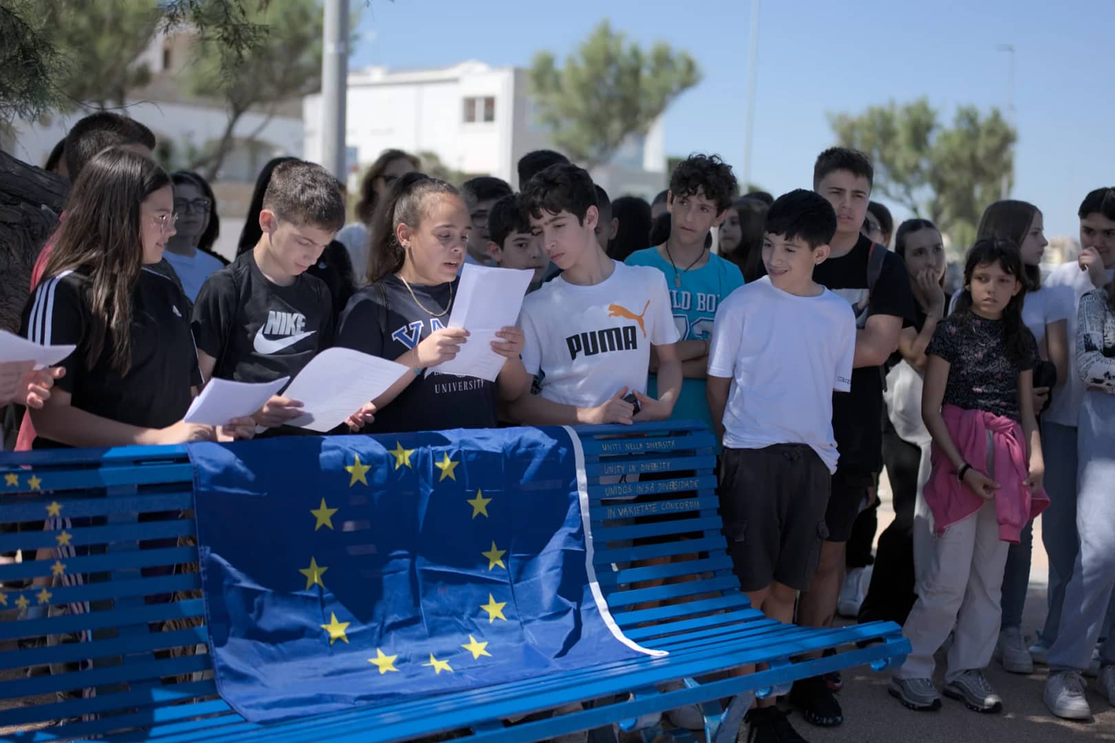 Inaugurazione Panchina europea Porto Torres, 5 giugno 2024