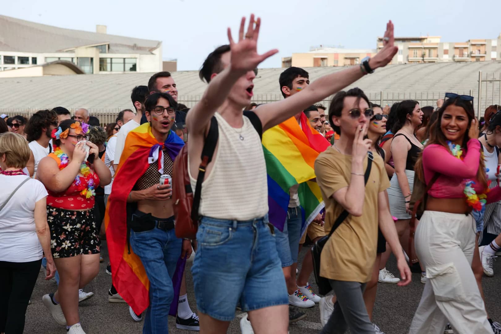 Sardegna Pride Cagliari sabato 29 giugno 2024 Foto di Alberto Pitzoi Arcadu ©RIPRODUZIONE RISERVATA