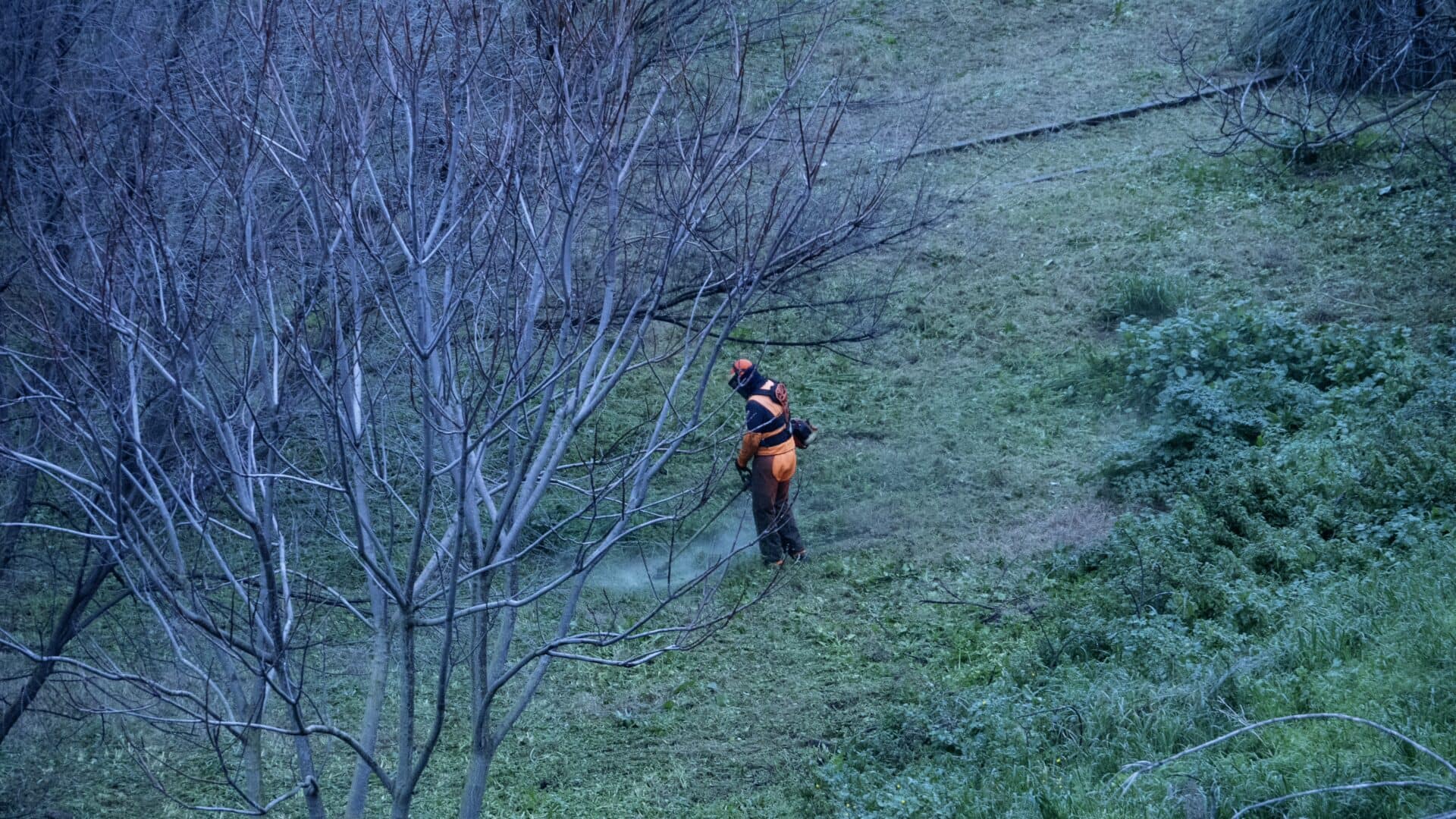 Sassari operai al lavoro nella valle del Rosello