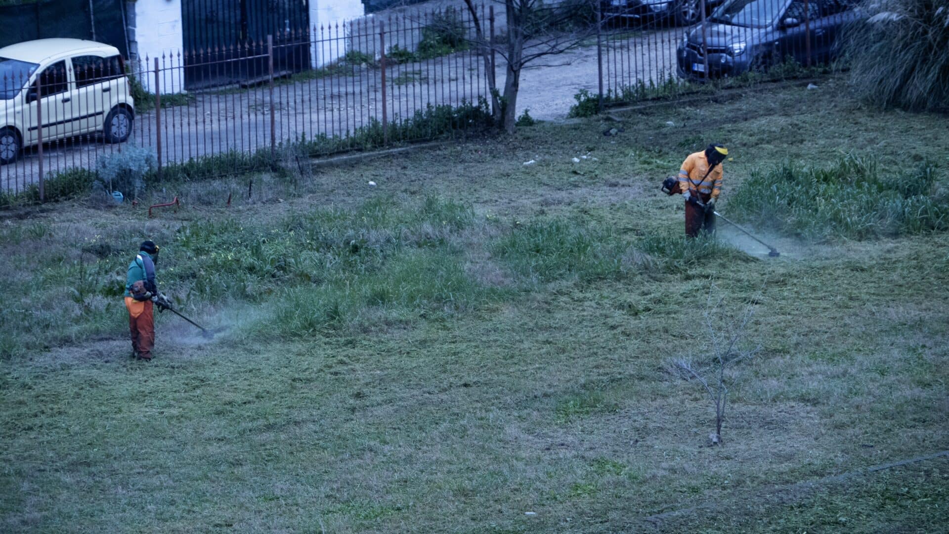 Sassari operai al lavoro nella valle del Rosello