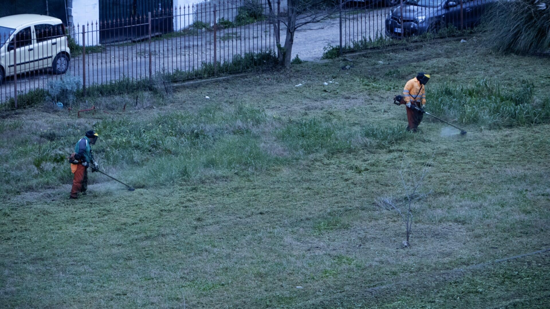 Sassari operai al lavoro nella valle del Rosello