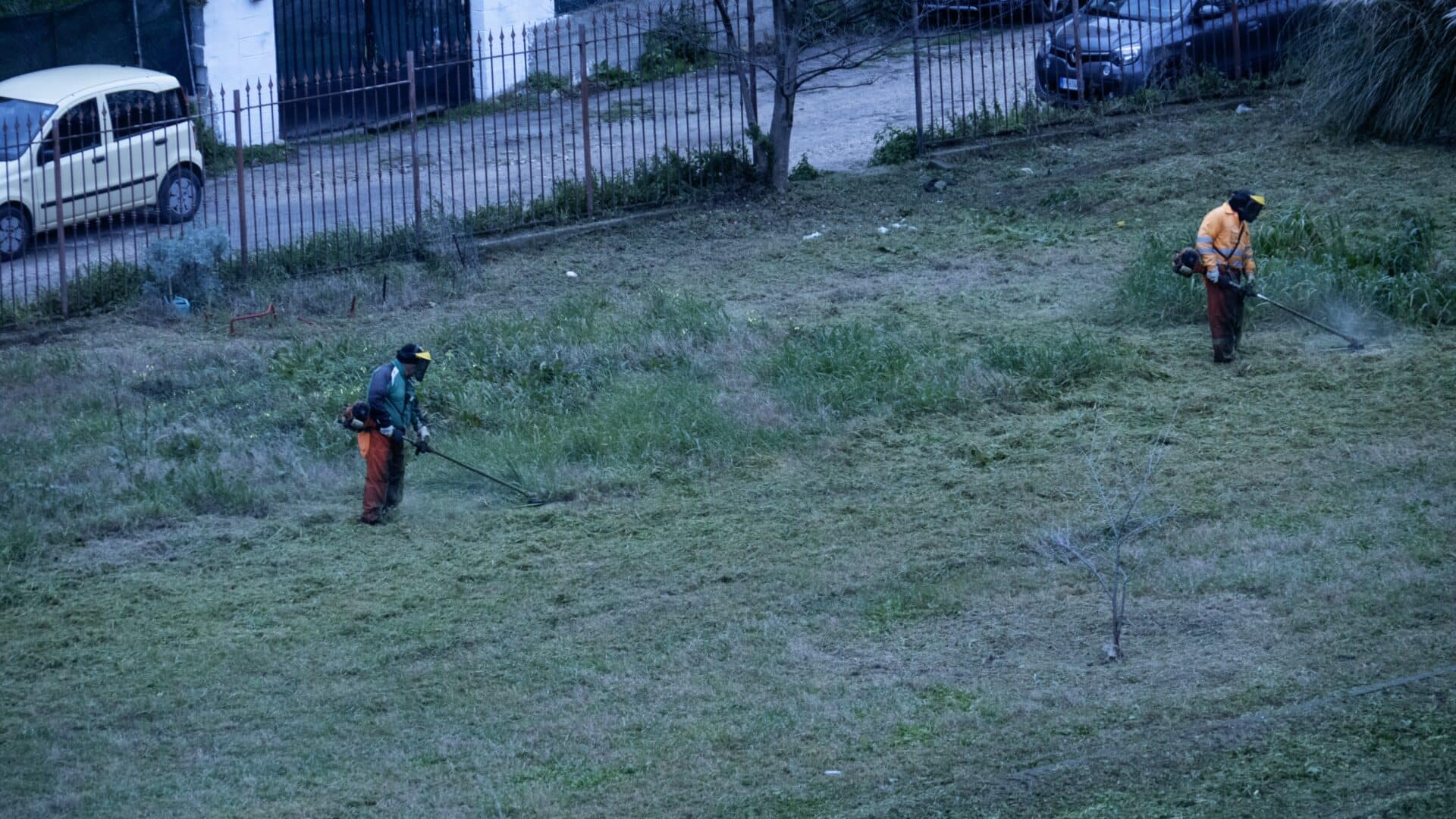 Sassari operai al lavoro nella valle del Rosello