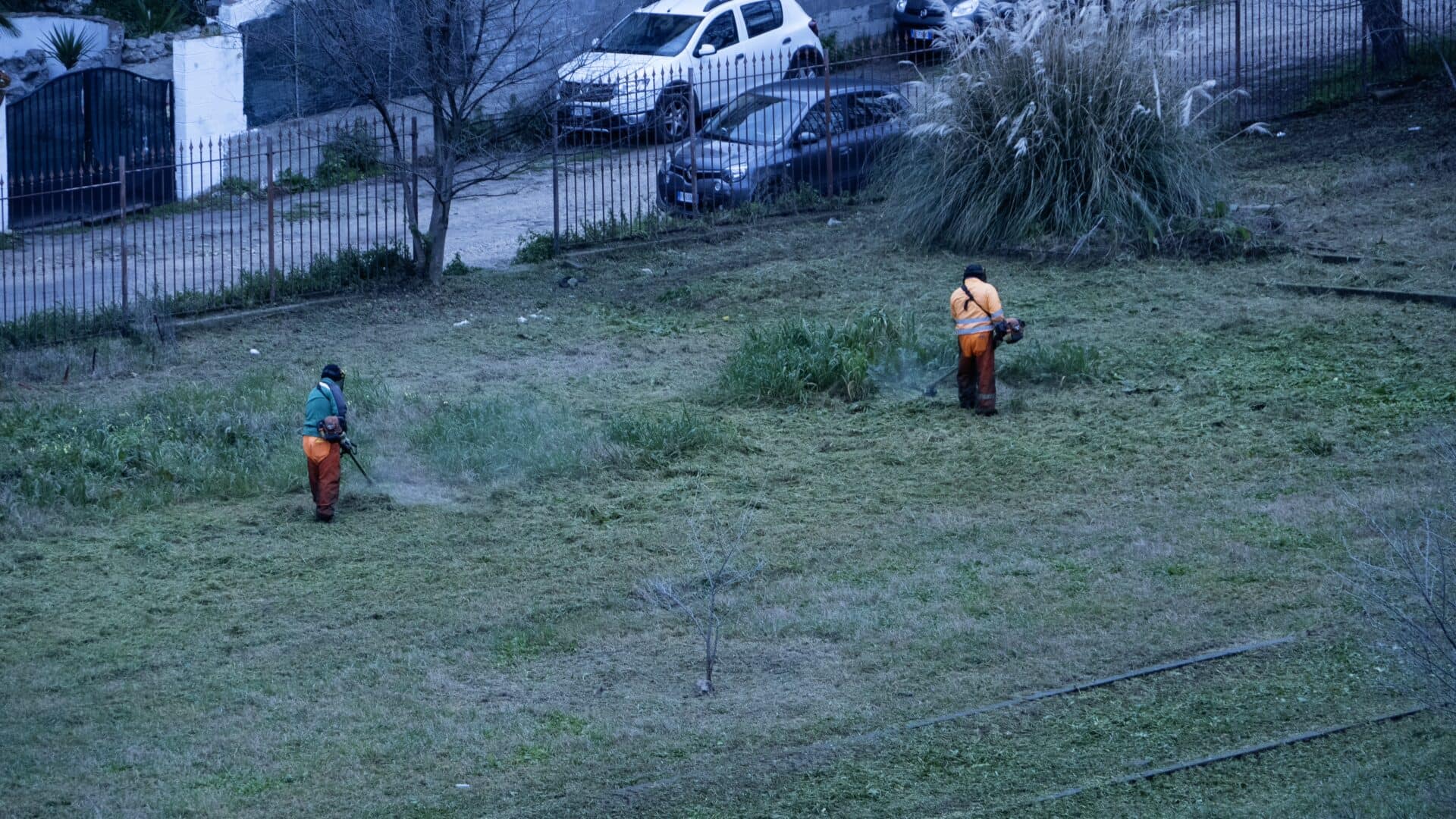 Sassari operai al lavoro nella valle del Rosello