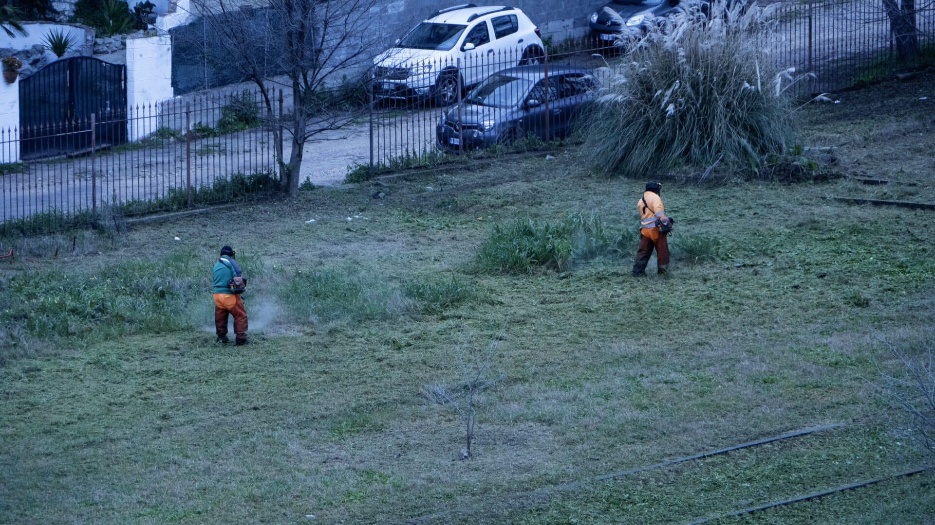 Sassari operai al lavoro nella valle del Rosello