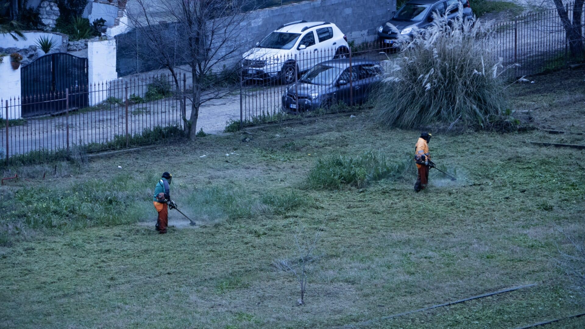 Sassari operai al lavoro nella valle del Rosello