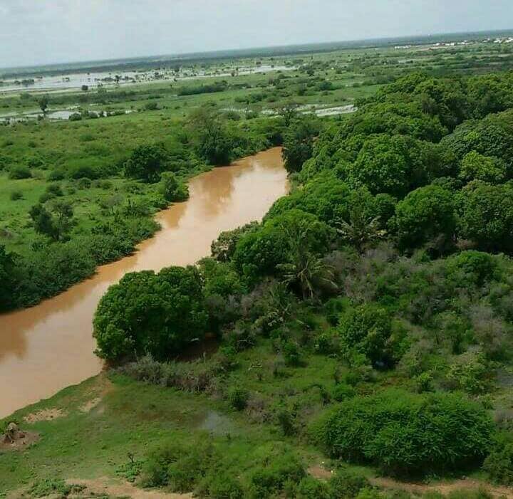 fotografia del fiume Uebi Scebeli