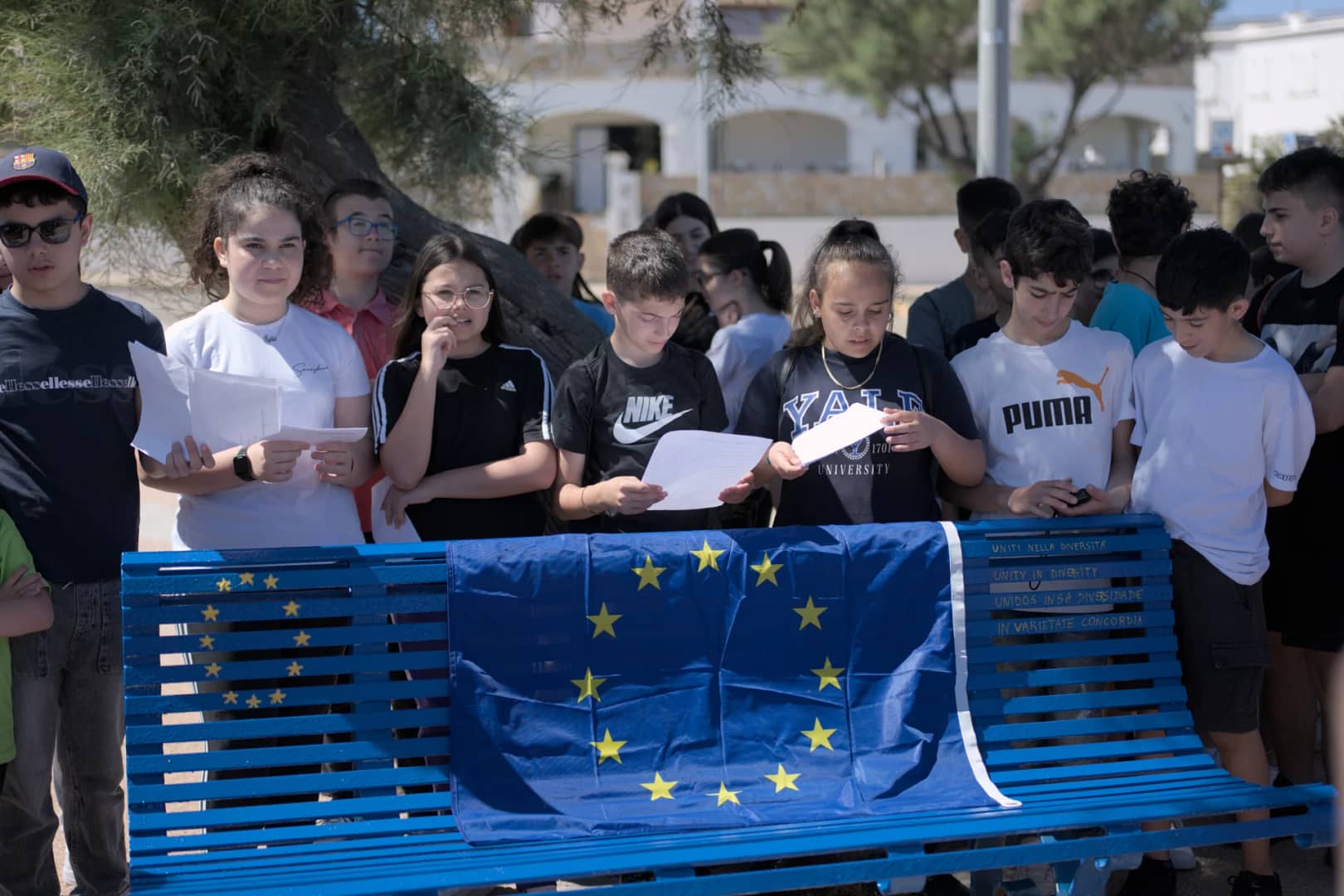 Inaugurazione Panchina europea Porto Torres, 5 giugno 2024