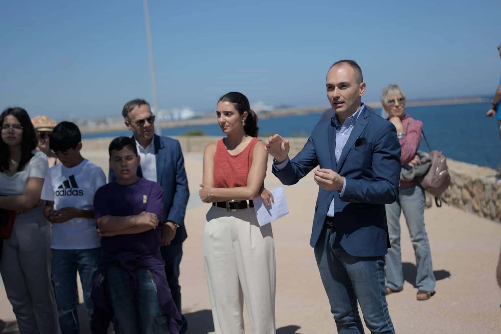 Inaugurazione Panchina europea Porto Torres, 5 giugno 2024