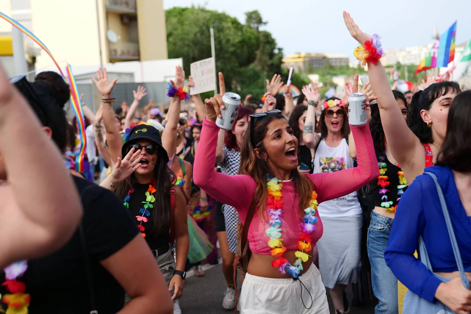 Sardegna Pride Cagliari sabato 29 giugno 2024 Foto di Alberto Pitzoi Arcadu ©RIPRODUZIONE RISERVATA