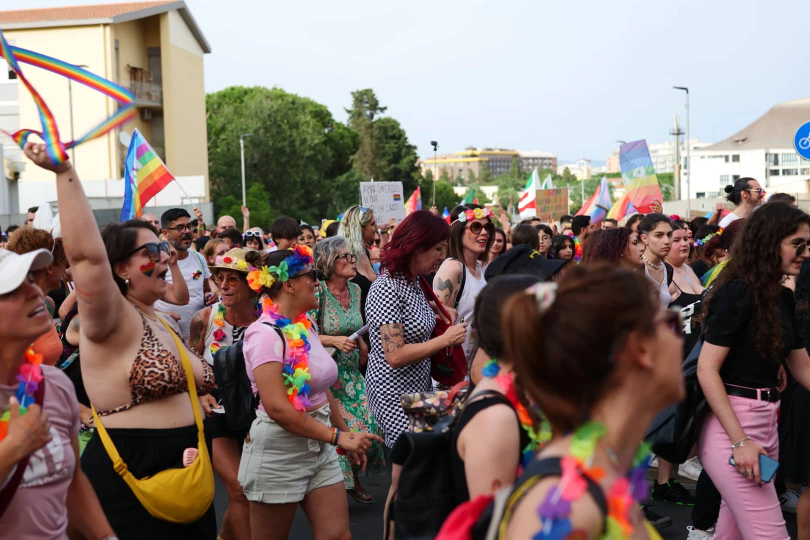 Sardegna Pride Cagliari sabato 29 giugno 2024 Foto di Alberto Pitzoi Arcadu ©RIPRODUZIONE RISERVATA